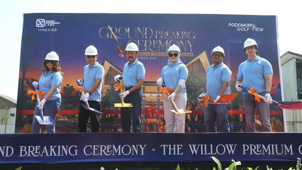 Groundbreaking The Willow Premium Club House Podomoro Golf View Cimanggis                                                                                                                                                                                      